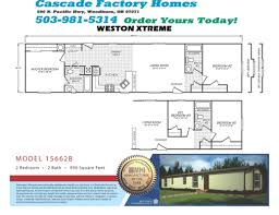 3 bedroom / 2 bath. 15662b Weston Xtreme Floor Plan
