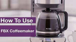 In addition to the strong brew selector, which allows you to brew a bolder cup of coffee, it also features intuitive brew now or later programming that makes it easy to schedule brewing ahead of time so you can wake up to the smell of freshly made coffee. How To Use Mr Coffee 12 Cup Programmable Coffeemaker Bvmc Fbx39 Youtube