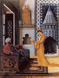 Osman Hamdi Iftardan Sonra Tablosu Istanbul Sanat Evi Sanatsal Resimler Asyali Sanat Resim