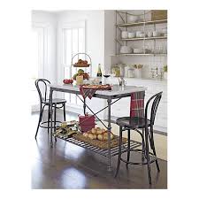 If you open extension, depth is 30 3/4. Crate And Barrel Kitchen Island Kitchen