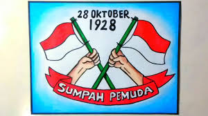 Gambar mewarnai anak tk tema pemandangan. Gambar Tema Sumpah Pemuda Poster Sumpah Pemuda Youtube