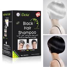 The best gray hair dye for a pretty silver shade. Original 10pcs Dexe Instant Hair Dye Black Hair Coloring Shampoo 25m Makesmartbuy