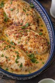 You Only Need 4 Ingredients For This Baked Chicken Caesar Chicken Recipes Easy Chicken Recipes Baked Chicken Recipes