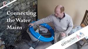 Water line repairs & installations. Installing And Connecting New Water Mains Diy Youtube