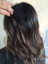 Naturally Dark With Balayage Ends Warm And Ash Mix Hair Styles Balayage Hair Color