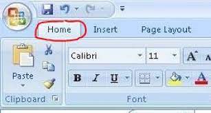 Fungsi Tab Home pada Microsoft Excel 2007 | SMP N 2 Girimarto