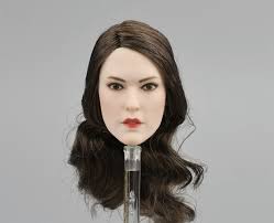 New 1/6 Monica Head Sculpt Brown Hair for 12" PHICEN PALE Figure Body Model  Toy