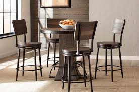 Check spelling or type a new query. Hillsdale Jennings 5 Pc Round Counter Height Dining Set Walnut Wood Brown Metal 4022cdts5pc Hillsdalefurnituremart Com