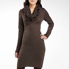Alyx Fur Trim Cowl Neck Sweater Dress Jcpenney Sweater Dress Cowl Neck Sweater Dress Casual Dresses
