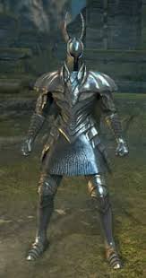 It is part of the black knight set. Silver Knight Set Dark Souls Wiki