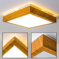 Weitere ideen zu lampe, deckenlampe, lampen. Sora Wood Deckenlampe Led Holz Hell H168463 Do8 Hofstein De