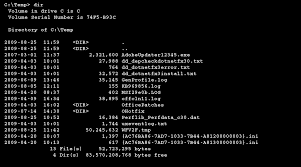 File Dir Command In Windows Command Prompt Black Svg Wikimedia Commons