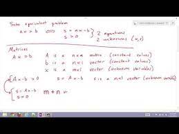 Slack Variables Are Used To Transform An Inequality Expression Into An Equality Expression Variables Math Inequality