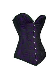 The color of royal family. 35 Purple Corsets Ideas Purple Corset Corset Fashion Corset Outfit