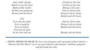 Tale as old as time. Celine Dion Lyrics Beauty And The Beast Celine Dion Songs Age