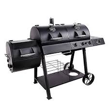 Our baffles result in perfectly balance low temperatures, without the burnt meat problem near the firebox side. Oklahoma Joe S Longhorn Combo Charcoal Gas Smoker And Grill 15202029 At Tractor Supply Co