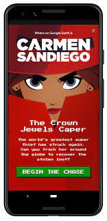 Information is provided to players in a quiz show format. Here S How To Catch Carmen Sandiego On Google Earth Time