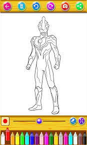 Nah kali ini channel happy kidz coloring page for fun akan mempersembahkan cara menggambar ultraman ginga. Ultraman Ginga Coloring For Android Apk Download