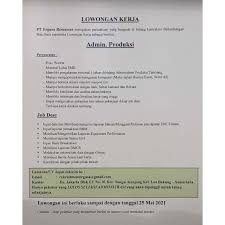 Lowongan kerja di harian analisa. Warta88 Loker Pt Ergusa Resources Mei 2021 Warta88
