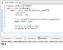 Non è questo il modo corretto per convertire stringa in. Java Convert Int To Double Example