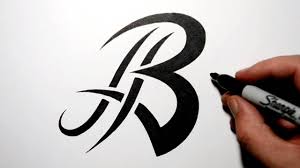 Check spelling or type a new query. How To Draw An Old English Style Tribal Letter B Youtube