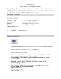 resume hardware skills