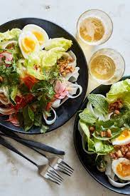 Rice Noodle Salad With Salted Peanuts And Herbs Recipe Recipe Herb Recipes Recipes Rice Noodle Salad