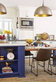 The builder says the island doubles as a laundry folding center and computer table. Kitchen Remodel Revamped Revitalized For Flow Cottage Style Decorating Renovating And Entertaining Ideas For Indoors And Out