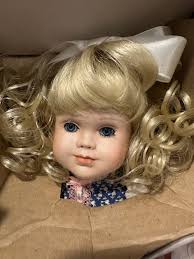 Vintage 15 PRINCESS HOUSE EXCLUSIVE PORCELAIN DOLL BLONDE HAIR/BLUE EYES