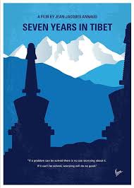 Seven Years In Tibet Sieben Jahre In Tibet 1997 Seven Years In Tibet Minimal Movie Posters Movie Posters Vintage