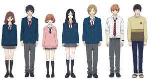 blue spring ride ao haru ride blue springs ride character design