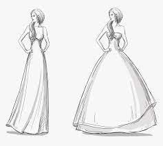 Gown Different Fashion Painted Elegant Dress Drawing Drawing Of Woman In Dress Hd Png Download Kindpng Follow the red lines in each illustration to learn exactly what to draw in that step.