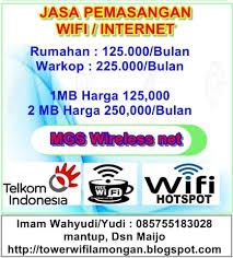 Saya mewakili pengguna layanan internet telkom (indihome) yang. Ingin Pasang Jasa Pemasangan Wifi Mantup Dan Skitarya Facebook