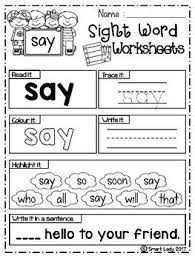 Check spelling or type a new query. Free Sight Word Worksheets Primer By Smart Lady Teachers Pay Teachers Sight Word Worksheets Pre Primer Sight Words Worksheets Pre Primer Sight Words
