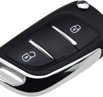 Create idea Boîtier de Clé Pliable à Distance Automatique pour Voiture 2  Boutons HU83 Clés Vierge CE0536 Support de Batterie