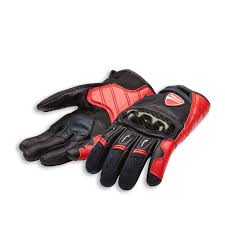 Ducati Genuine Company C1 Black Red Fabric Gloves Ducati Ducati Apparel Gifts Ducati Gloves