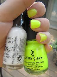 Funny Face Beauty A Trick For Neon Nail Polish Put A Layer Of White Underneath To Help The Colour Pop Nails Neon Nail Polish Nail Polish