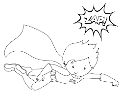 Coloring is a fun way to develop your creativity, your concentration and motor skills while forgetting daily stress. Free Printable Superhero Coloring Sheets For Kids Crazy Little Projects