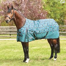 weatherbeeta comfitec essential print medium weight turnout blanket