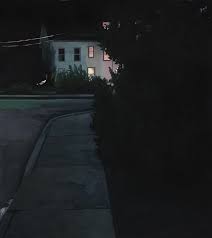 Vsc Corner House At Night Gouache On Paper Framed 14 X 13 5 Sold Cool Paintings Gouache Art Artist