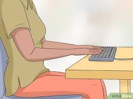 Here's how to sit properly at a computer to help your neck stay relaxed and in a neutral position, the monitor should be directly in front of you, a few inches above eye level. How To Sit At A Computer With Pictures Wikihow