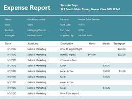 Expense Report Template 4