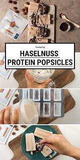Haselnuss Protein Popsicles Foodspring Magazine De Rezept Foodspring Rezepte Protein Protein Eis