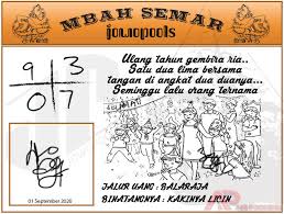 Syair Hk Mbah Semar 01 September 2020 Keluaran Togel