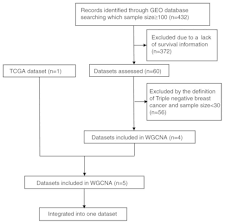 Weighted Correlation Network Analysis Of Triple Negative