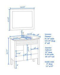 Read more on how to design a bathroom vanity. Standard Bathroom Vanity Width Standard Bathroom Vanity Depth Standard Bathroom Vanity Height Bathroom Vanity Bathroom Vanity Sizes Bathroom Vanity Sink Sizes