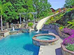 See more ideas about backyard, pool large & spacious: 15 Gorgeous Swimming Pool Slides Home Design Lover