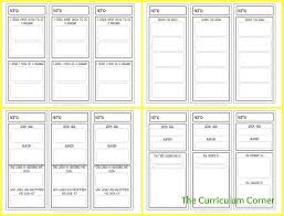 printable editable bookmarks for independent reading free from the curriculum corner the curriculum corner 123