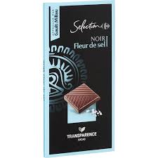 Hasta 10% en jugos seleccionados. Chocolat Noir Fleur De Sel Carrefour Selection La Tablette De 100g A Prix Carrefour
