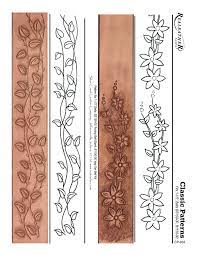 Floral pattern leather are also available in trendy designs and made improvising the latest technology. Tooling Patterns Western Tooled Leather Svg Leathermaster Com Au